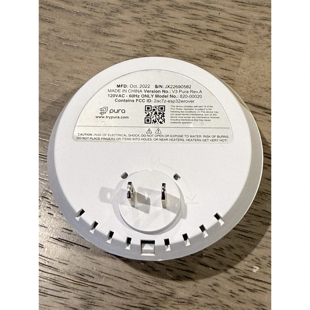 Pura 3 Smart Home Fragrance Diffuser Plug-In V3 820-00020